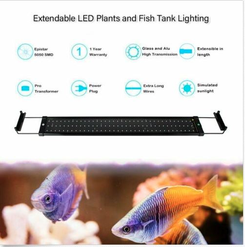 LED Fish Tank Light 60 cm to 80cm